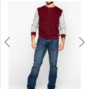 American Republic Men's Henley Long Sleeve Shirt